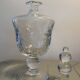 Antique crystal carafe from Saint Louis, Bubble model, 20th century.