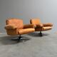 Paire de fauteuils De Sede DS31, Suisse, années 1970
