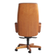 Fauteuil de bureau vintage en cuir
