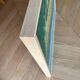 Blue and yellow hills, oil on canvas signed