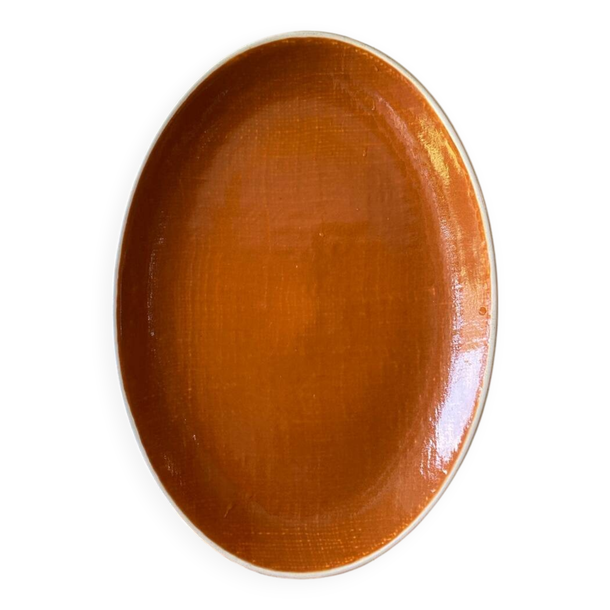 Plat ovale vintage salins