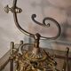 bronze lamp napoleon style lll 4 kg 36x27 cm tulip type muller unsigned