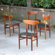 Set of 4 chairs dyrlund - 1950s