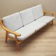 Oak sofa, Danish design, 1960s, designer: Hans J. Wegner, manufacturer: Get
