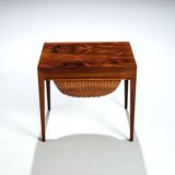 Severin Hansen sewing table in rosewood Haslev Denmark 1960