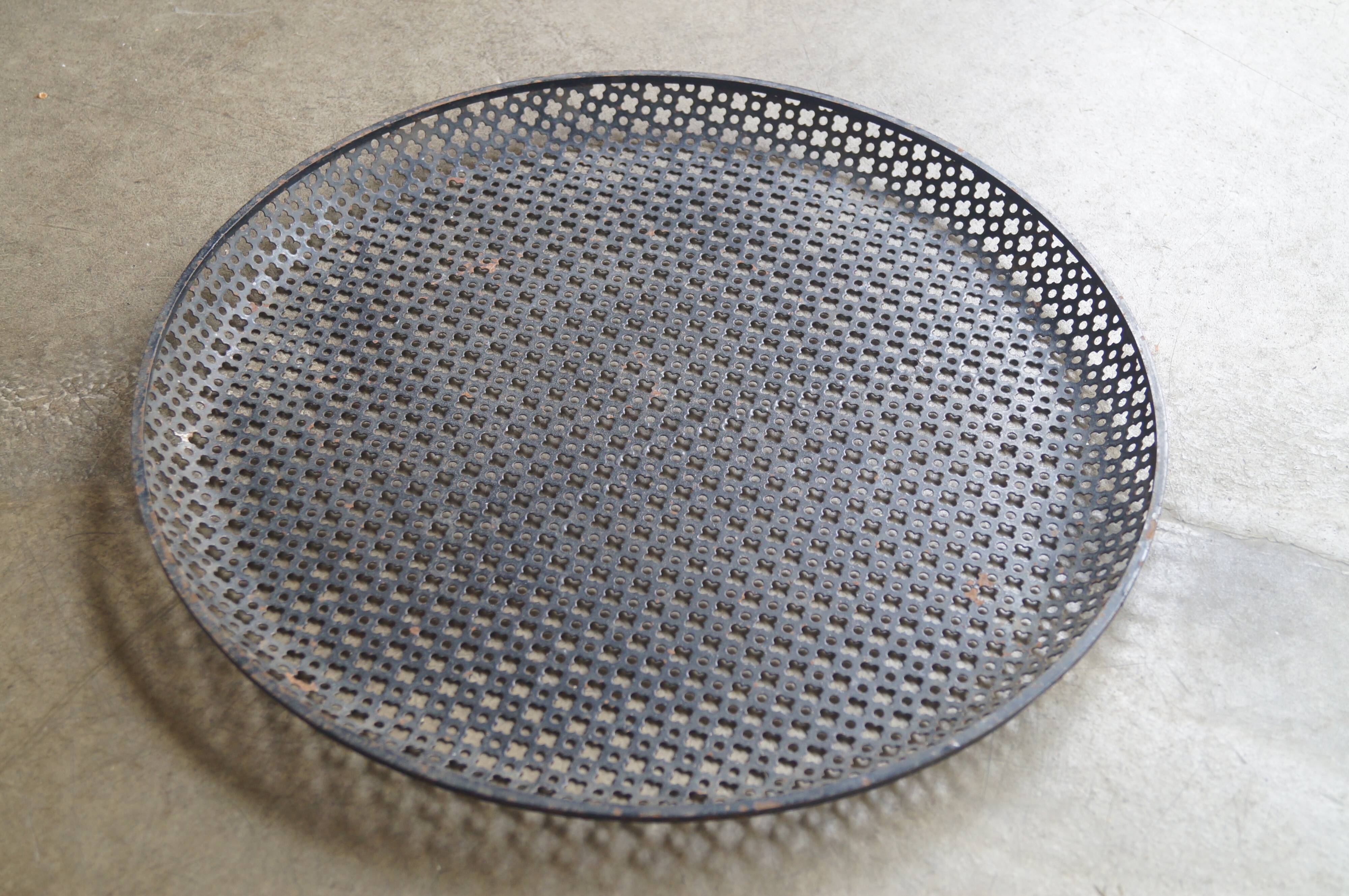 Perforated sheet metal top 1950