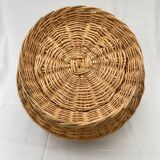 Vintage osier bar basket