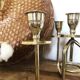 Chandelier quatre branches en laiton