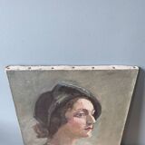 Old portrait painting, circa 1930