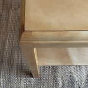 Swedish modern birch side table, late 20th century