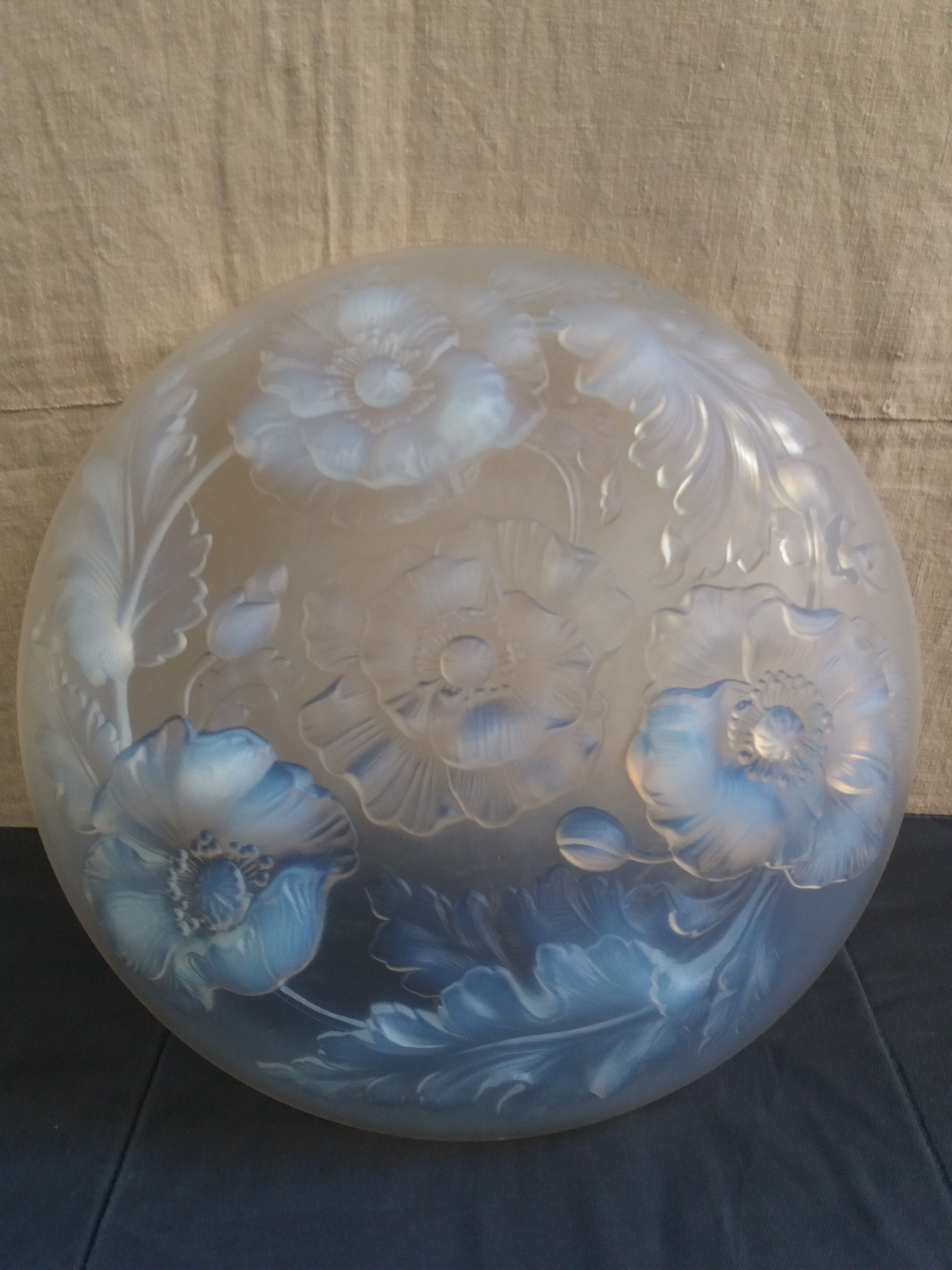 Old glass cup by "Sabino"