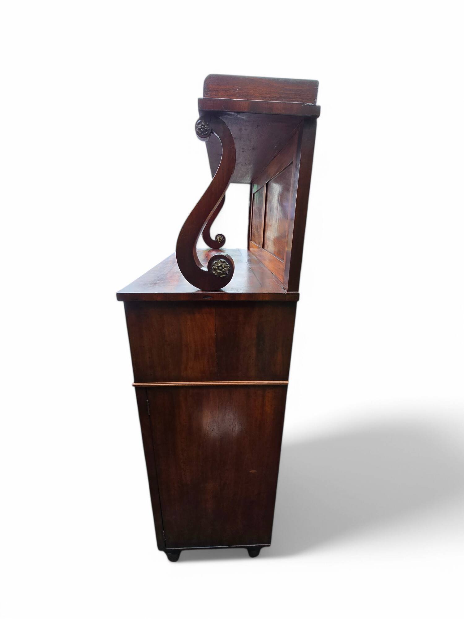 Antique Regency mahogany secretary