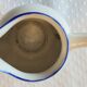 Blue and white ceramic coffee service with vintage flowers.