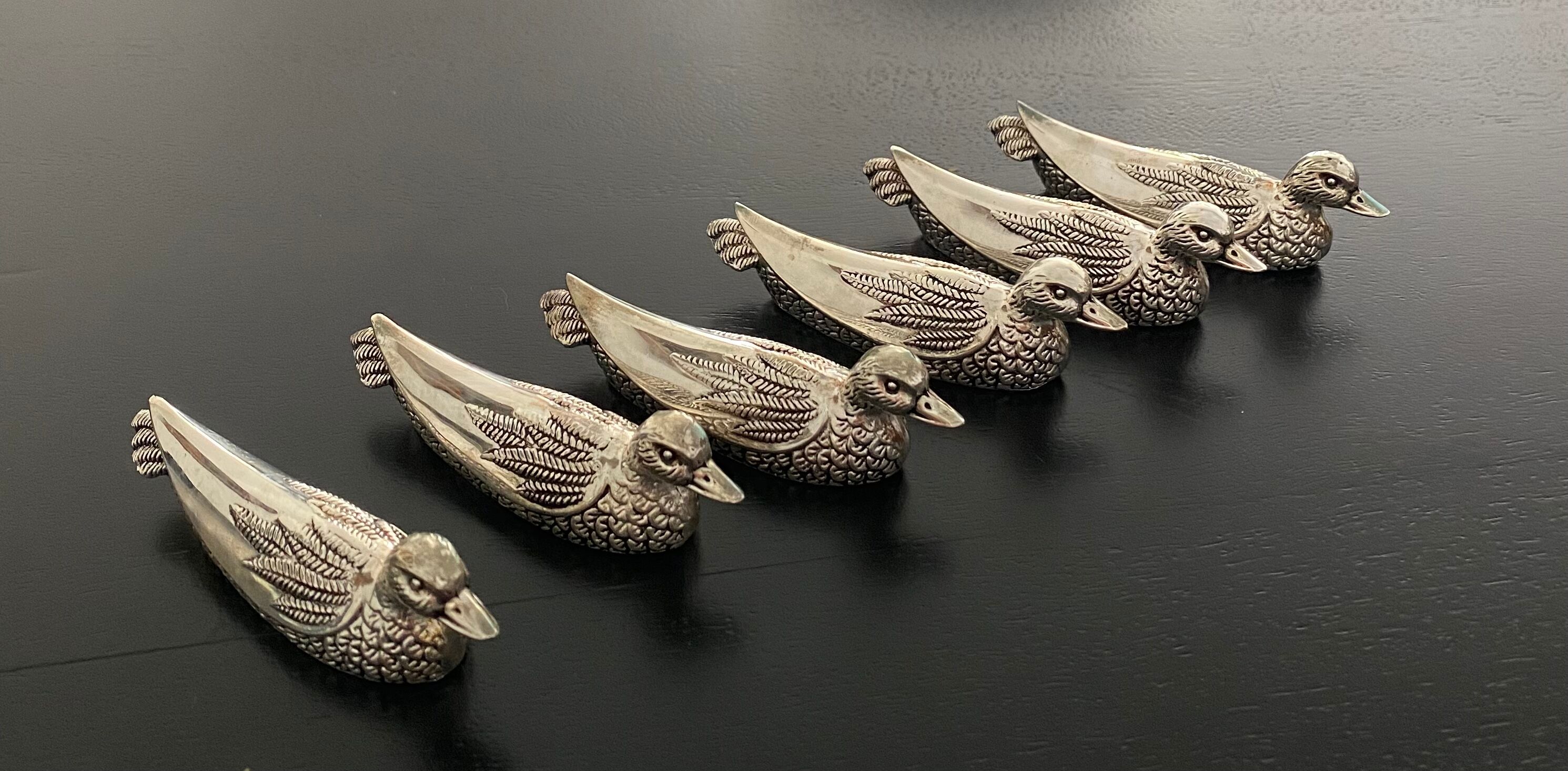 Knife rest duck shape Silea brand, vintage