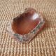 Empty mineral sculpture pocket cut stone handmade object