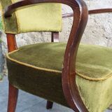 Art deco bridge armchair