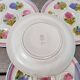 4 oyster plates 1960/70 floral decoration by MBFA Pornic