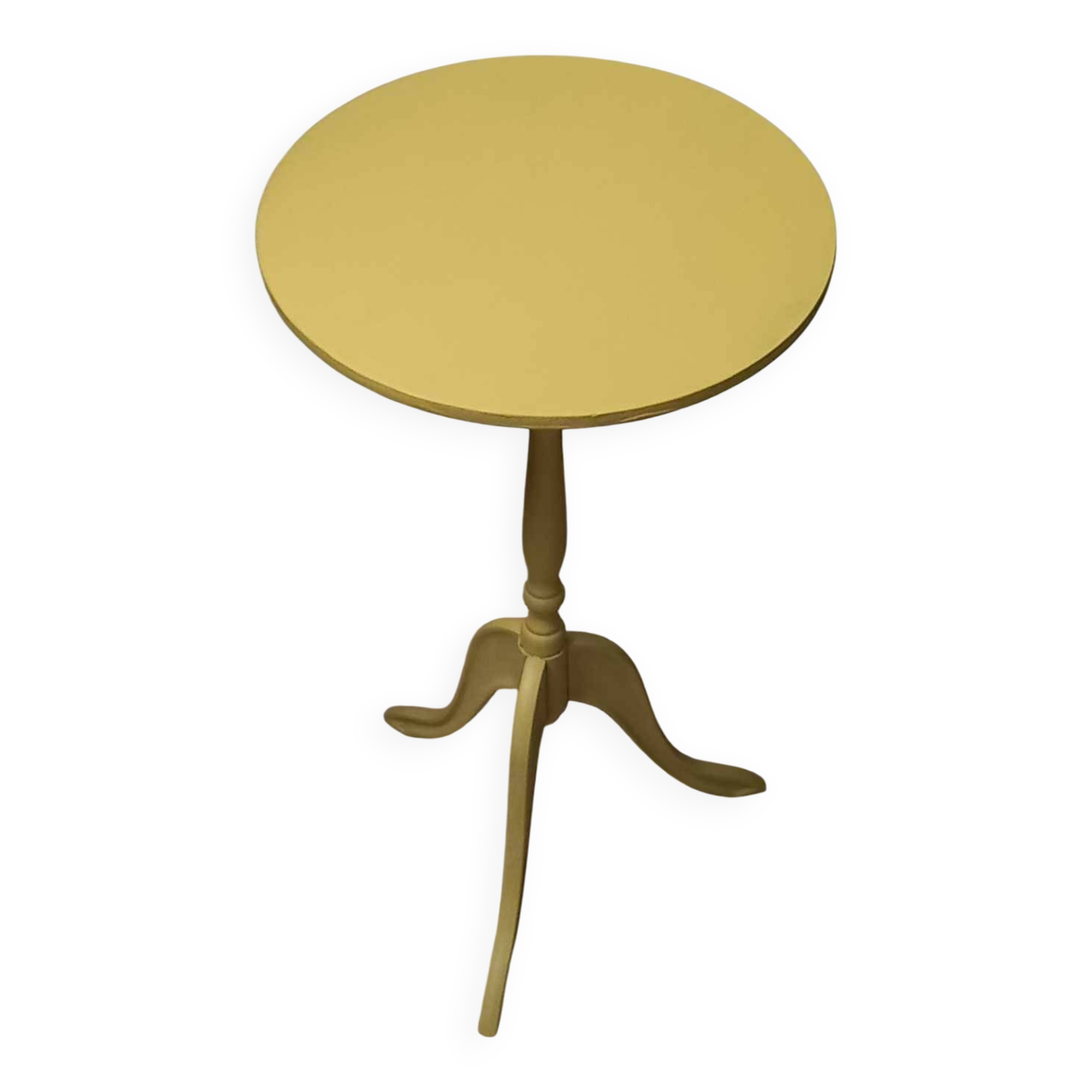 Vintage tripod pedestal table