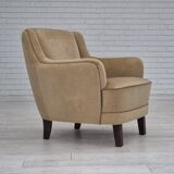 1970s, Danish lounge chair, original condition, furniture velour.