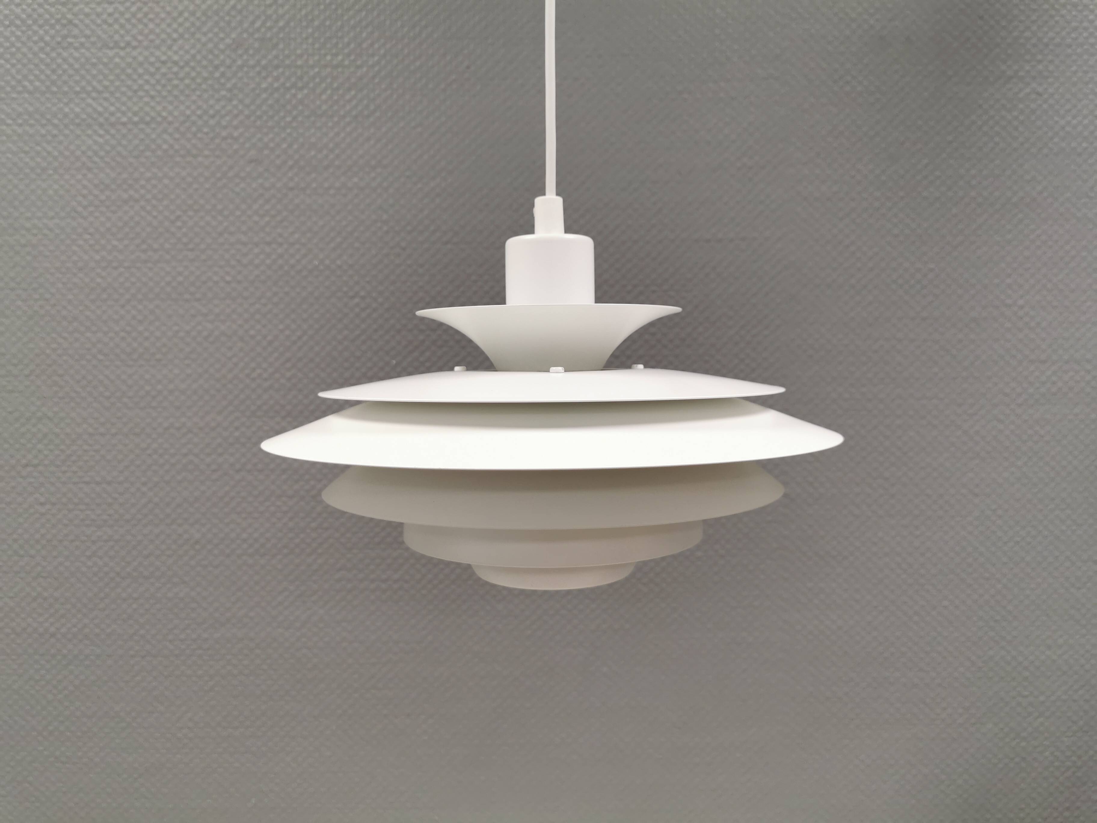 Danish hanging lamp from the 1980s, manufactured by Jeka, model 1029-P.
