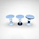 table d'appoint en céramique et marbre de style Memphis par Casalto 2