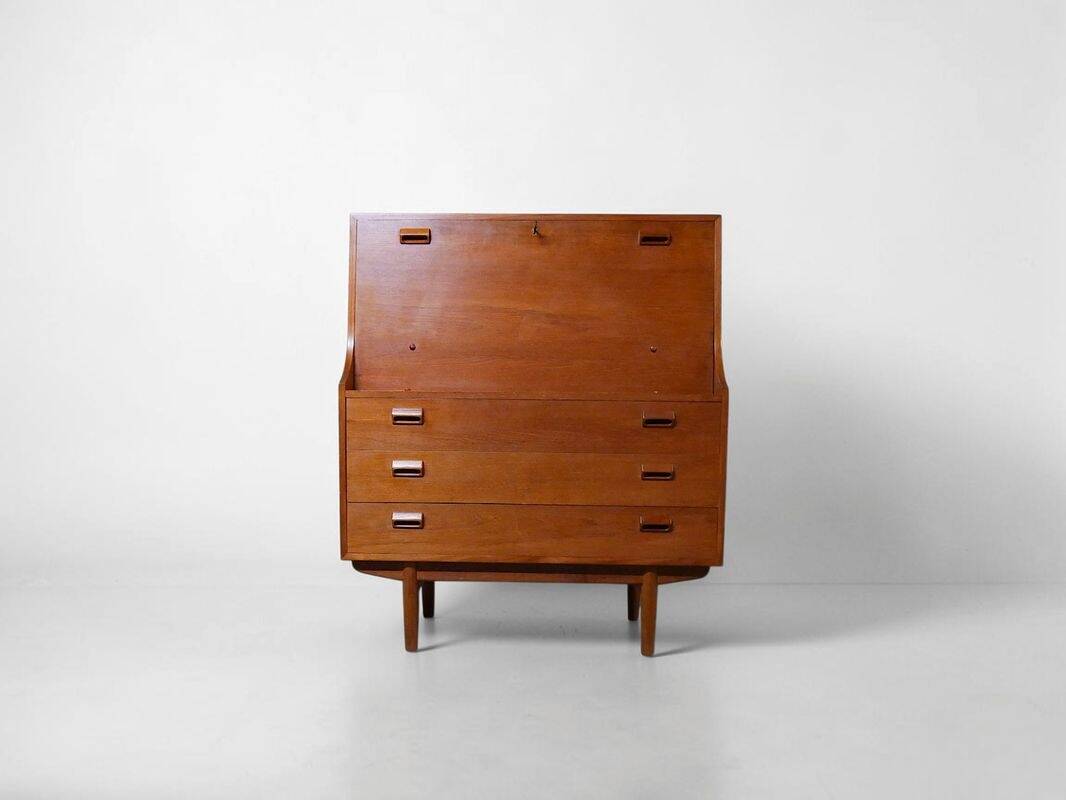 Secretary / Danish Teak Chest of Drawers by Borge Mogensen - Vintage 1960