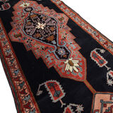Persian rug handwoven wool 87x270cm