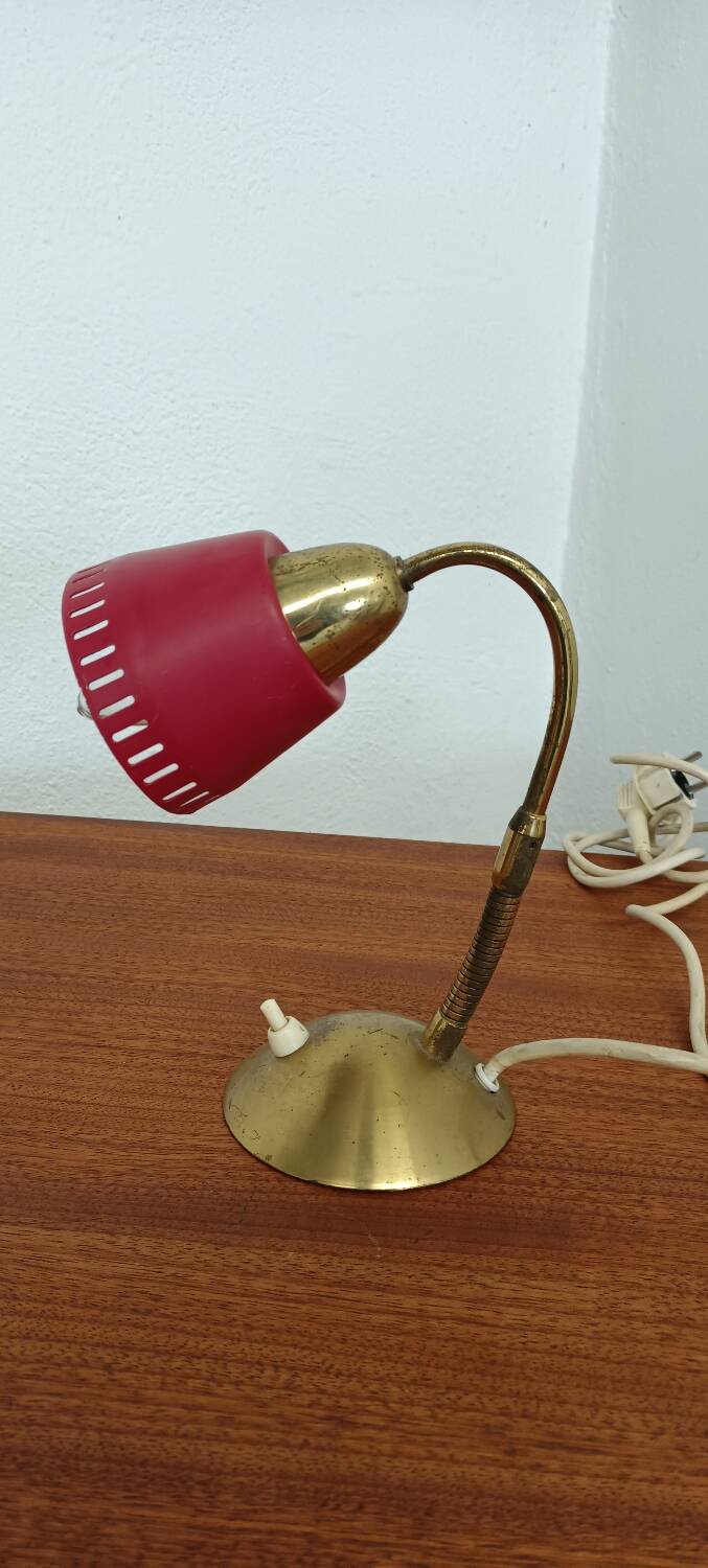 1950s brass lamp
