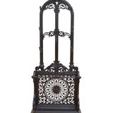 Pair of victorian cast iron hall stands