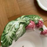 Fg Radish Barbotine Drainer Bowl