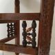 Vintage moroccan table in wood, copper and mother-of-pearl