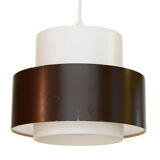 Pendant light "Cylindus" by Uno and Östen Kristiansson for Luxus. Sweden 1970s
