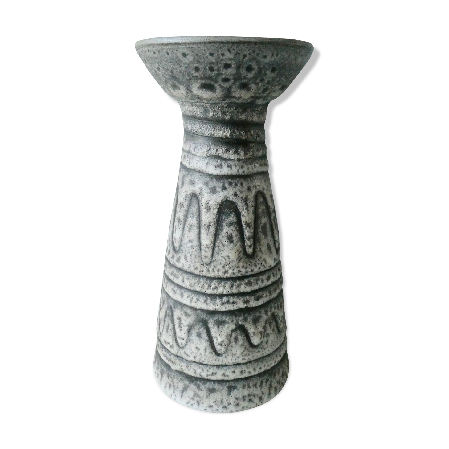 Jean Austruy ceramic hyacinth vase, 1960s