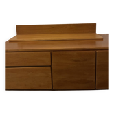 Teak wall shelf - L 112 cm