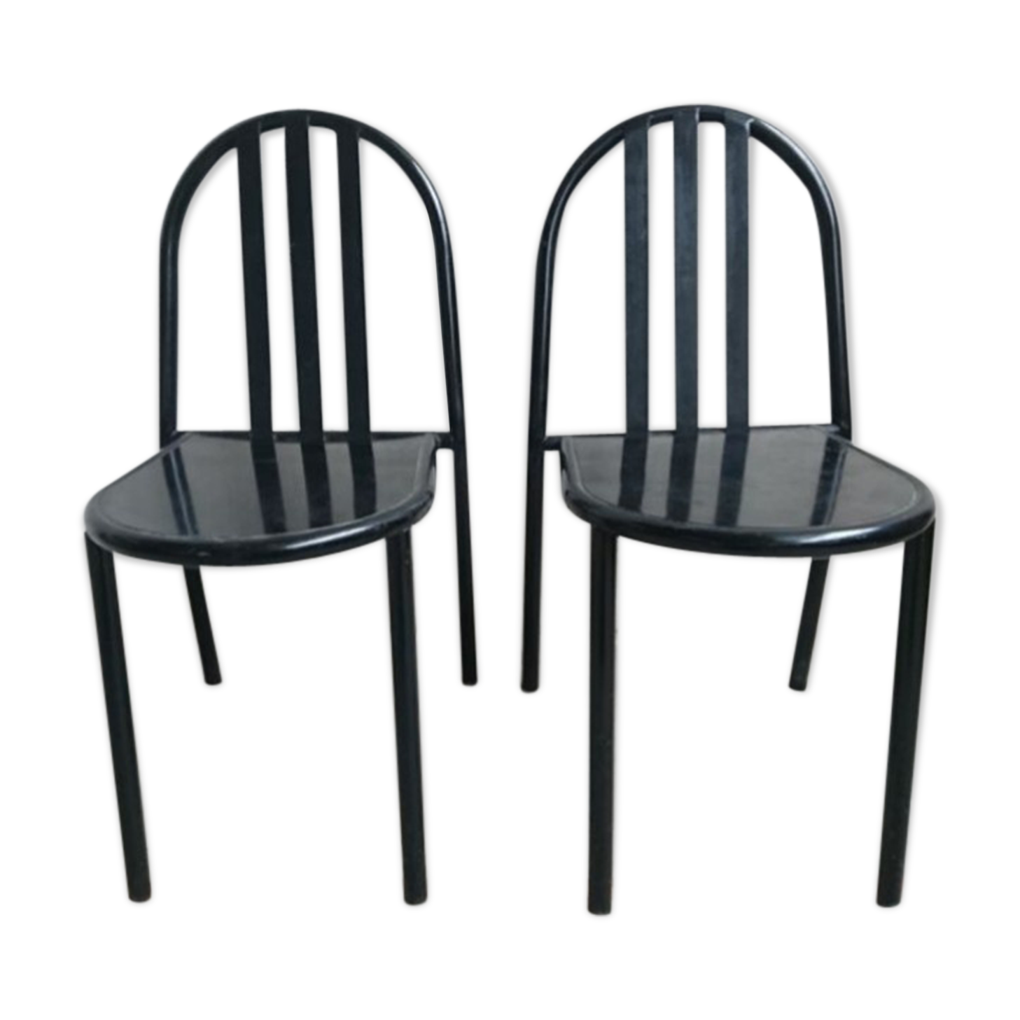 Lot de deux chaises Mallet Stevens