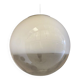 Contemporary Vanished White Sphere in Murano Glass Pendant Light