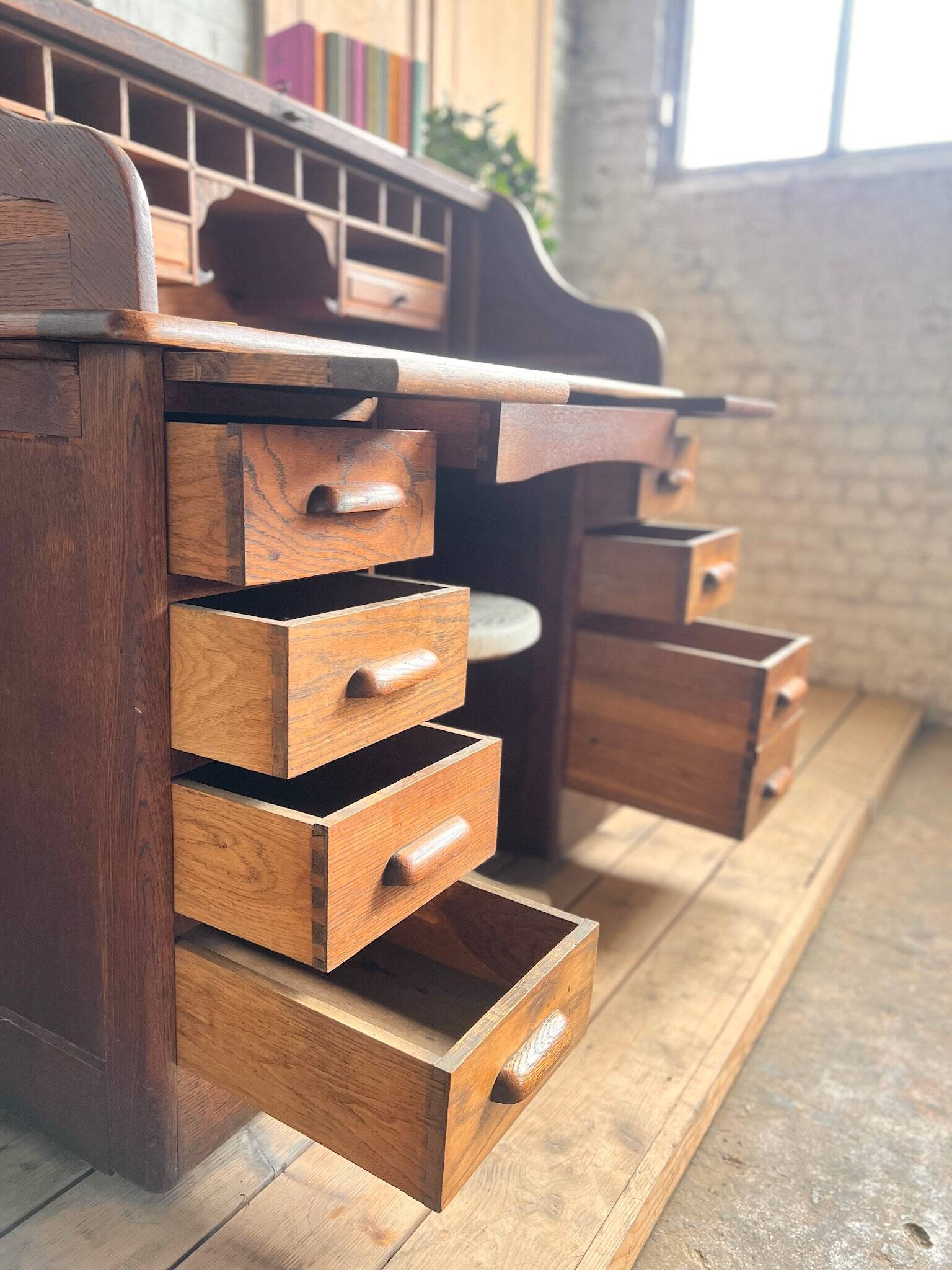Old "American" desk Bouchery-Grenier