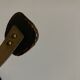 Adnet hook in bronze and leather 1950