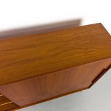 Teak Bookcase with One Sliding Door from Wk Möbel, 1960s