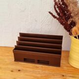 Vintage Lynx brown mail holder