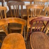 Set of 16 bistro and Baumann chairs