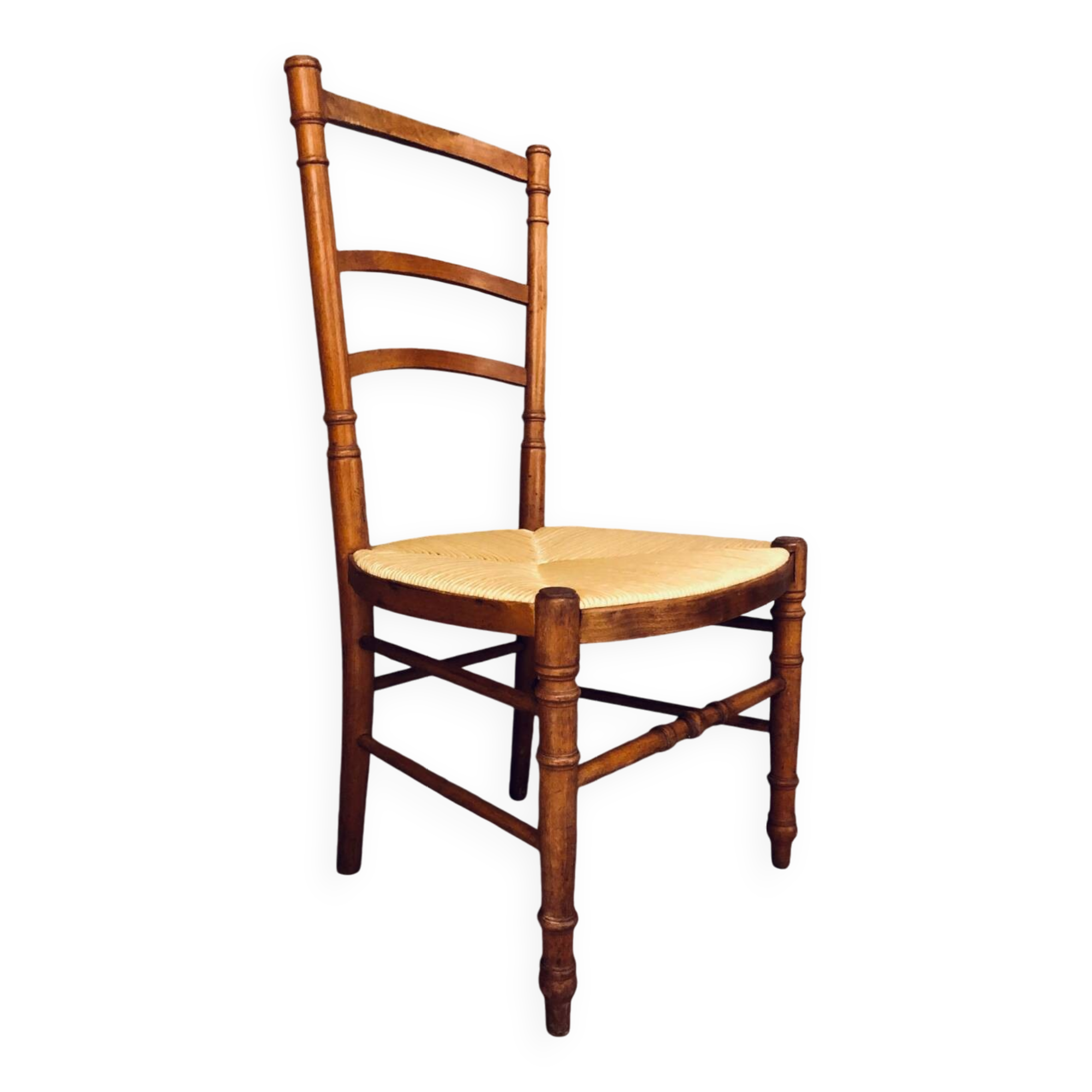 Antique chair called “fireside or nurse chair”