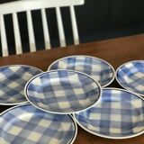 Set of 7 dessert plates