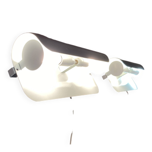 Paire de grandes appliques - acier