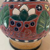 Enamelled vase