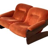 Vintage Space Age Sofa Two Seater Sofa Design 1970s