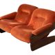 Vintage Space Age Sofa Two Seater Sofa Design 1970s