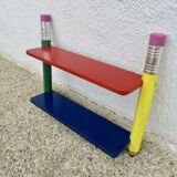 "Pencil" wall shelf designed by Pierre Sala, 1980