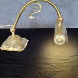 Brass desk lamp
