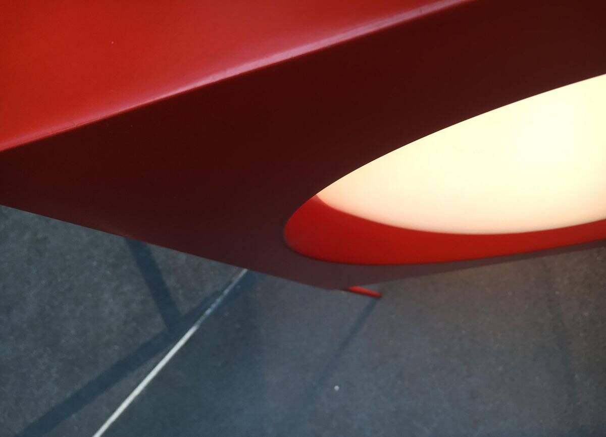 Cube Floor Lamp T-267 Swiss Space Age by Carl Moor for BAG Turgi, 1960s